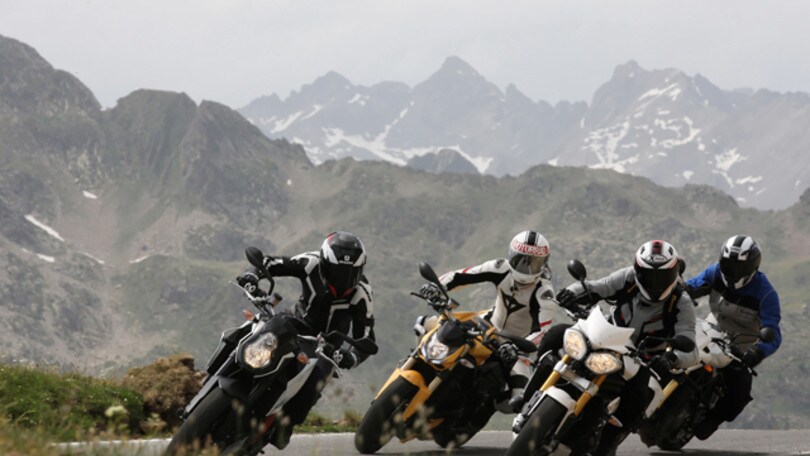 Alpen Master 2012: naked, Ducati Streetfighter 848, KTM 990 Super Duke R, Moto Morini Corsaro, Triumph Speed Triple R