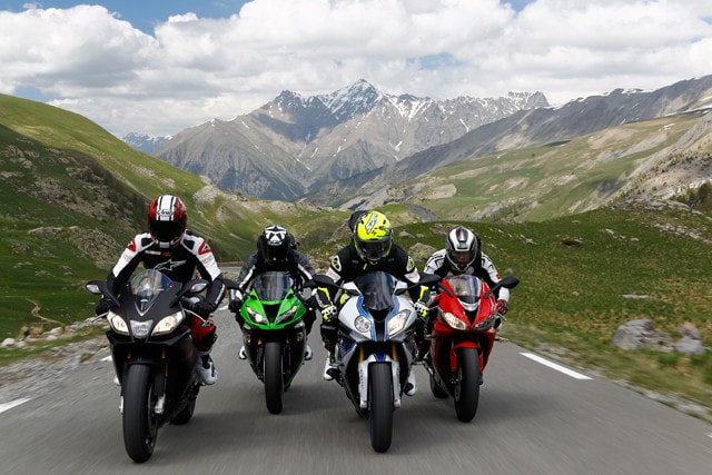 Alpen Master 2013: sportive - Aprilia RSV4 R ABS - BMW HP4 - Kawasaki ZX-6R - Triumph Daytona 675