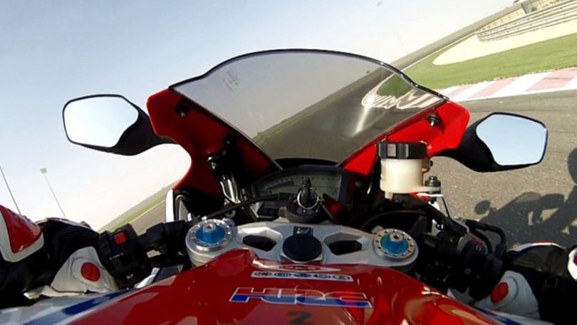 Onboard sulla Honda CBR SP