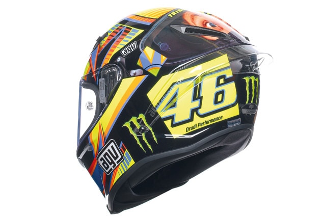 AGV, replica del casco double face di Rossi