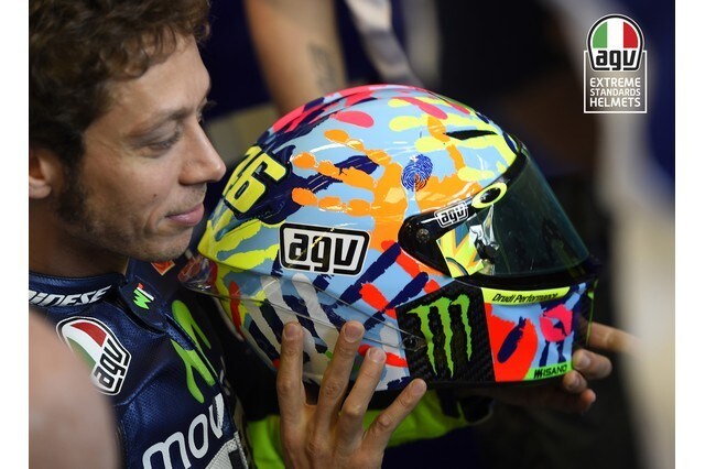 Casco AGV replica Valentino Misano 2014