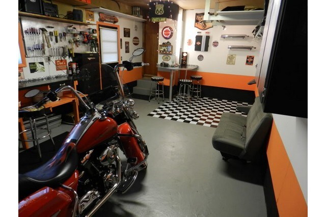 Un garage Harley-Davidson