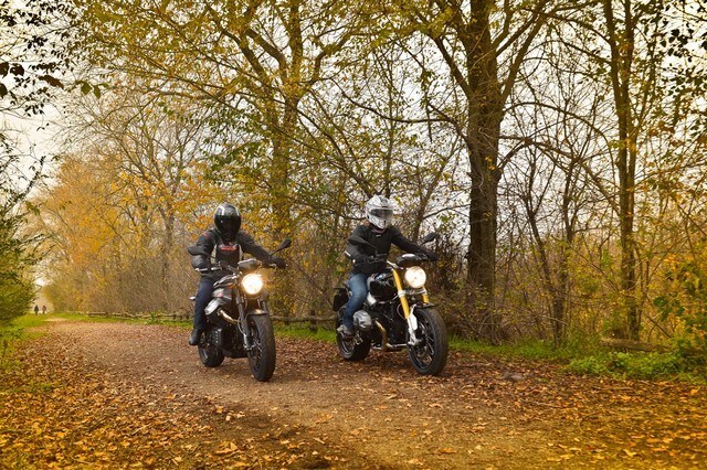 Guzzi Griso VS BMW NineT