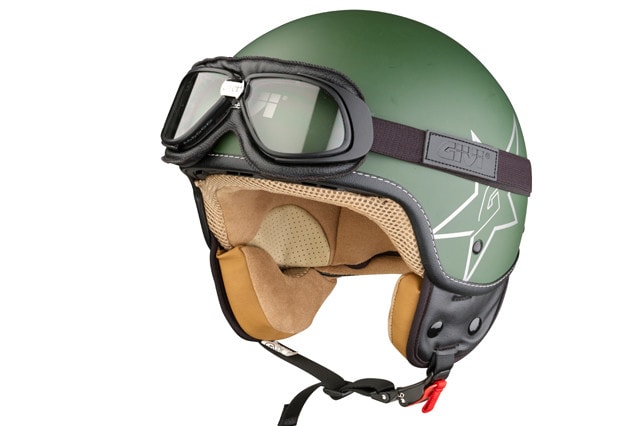 GIVI casco jet Easy-J e occhialoni