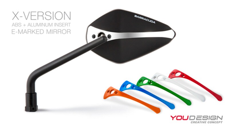 Gli specchietti trasformisti di Barracuda