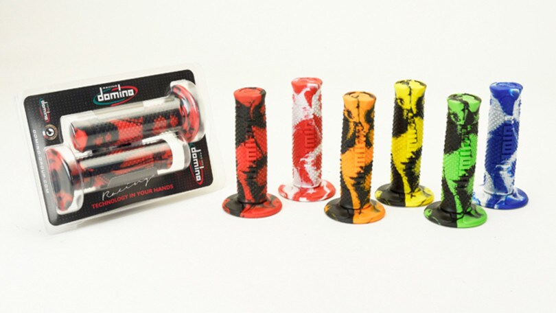 Domino: manopole Snake per cross