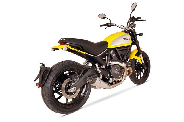 Silenziatore Hypercone by Remus. E la Scrambler si fa racing