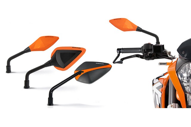 Barracuda specchietti orange