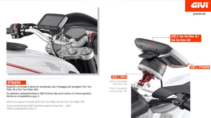 Givi supporto per navigatore