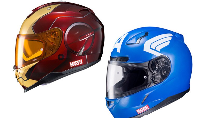 HJC lancia i caschi di Captain America e Iron Man