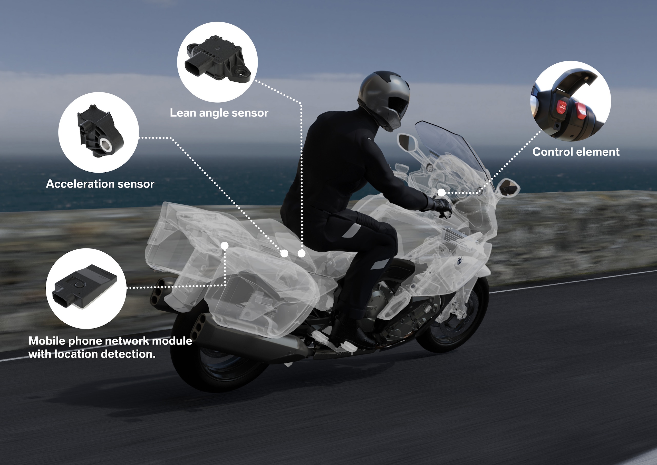 BMW debutta l’SOS per la moto