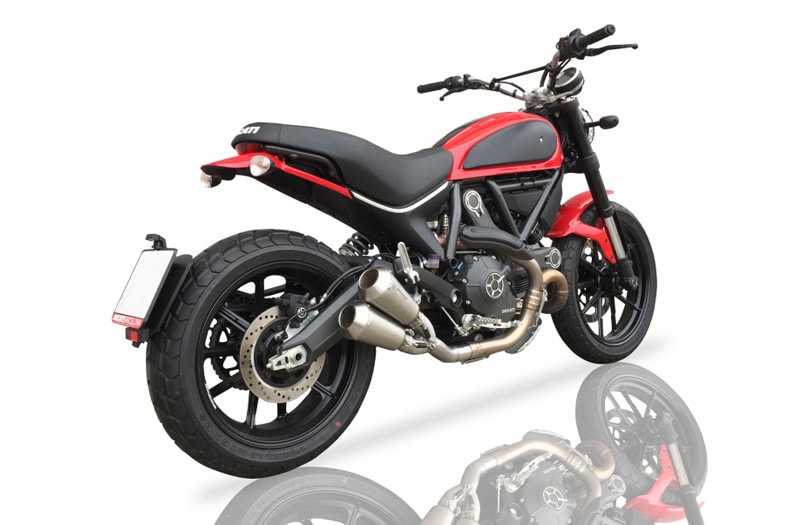 Da Ixil il silenziatore Iron Side per la Scrambler Ducati