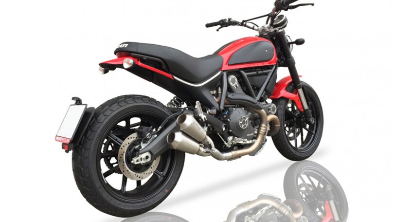 Da Ixil il silenziatore Iron Side per la Scrambler Ducati
