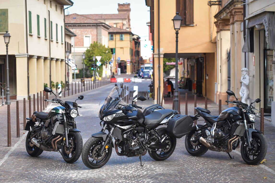 Sfida Yamaha MT-07 - Tracer 700 - XSR 700: affari di famiglia