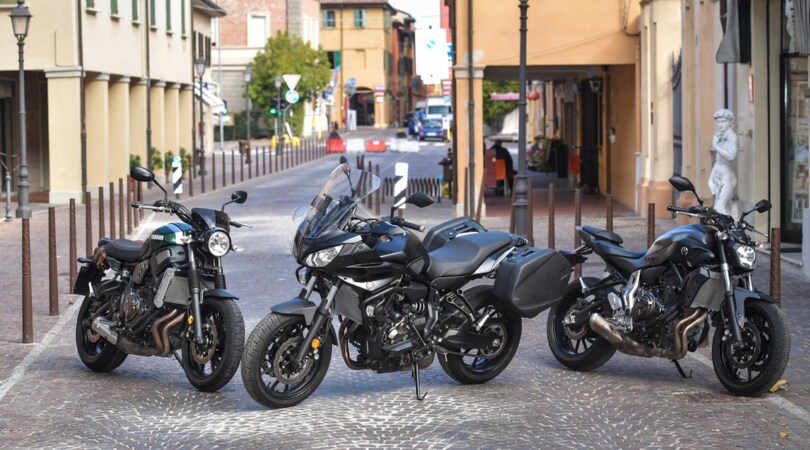 Sfida Yamaha MT-07 - Tracer 700 - XSR 700: affari di famiglia