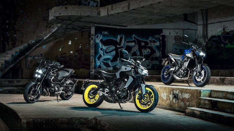 Yamaha MT-09: stessa base tecnica, tre versioni