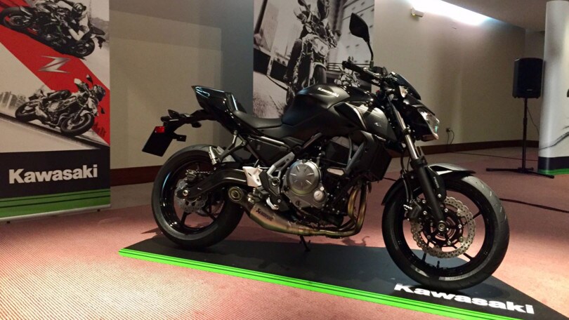 Kawasaki Z650: l'antipasto del test!