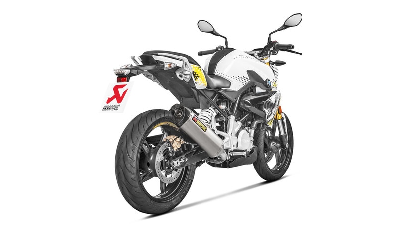 La BMW G 310 R ha il suo Akrapovic