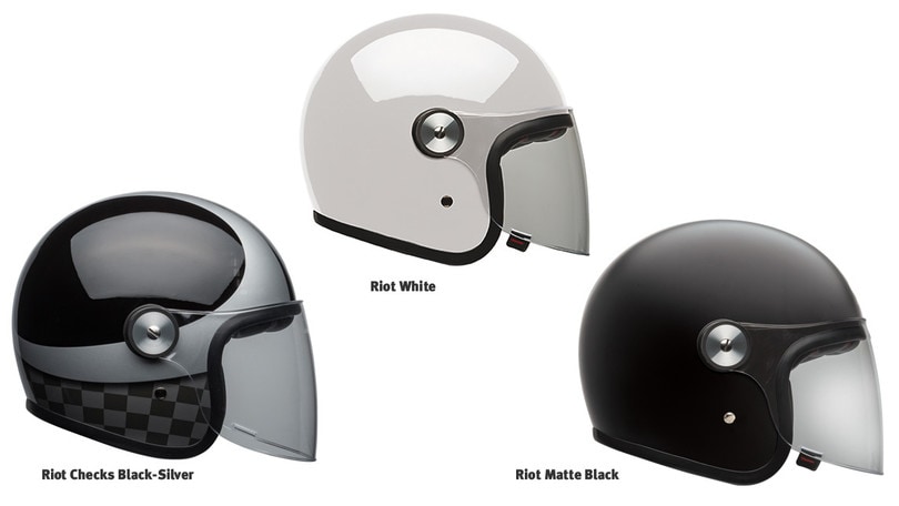 Bell: il casco jet Riot con visiera regolabile