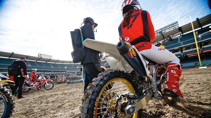 Gaerne con Melandri e Cluzel