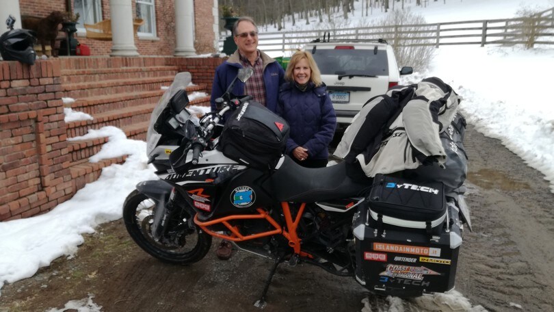 Coast to coast en diagonal: meno freddo, tanti amici e un po' di made in Italy