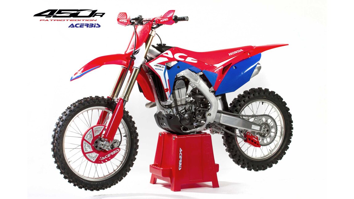 La Honda CRF450R Patriot veste all’americana