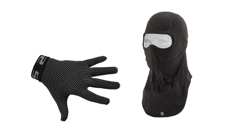 Da Sixs, sottocasco e sottoguanti in carbonio