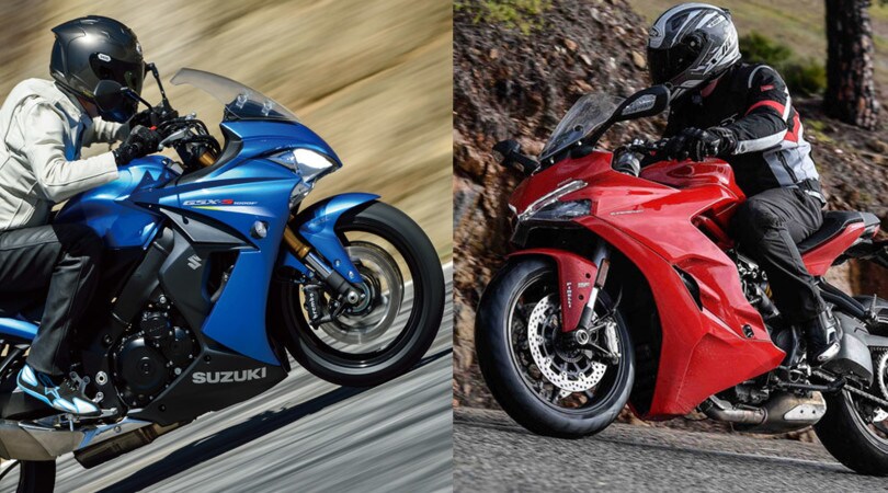 Ducati SuperSport Vs Suzuki GSX-S 1000 F: quattro contro due!