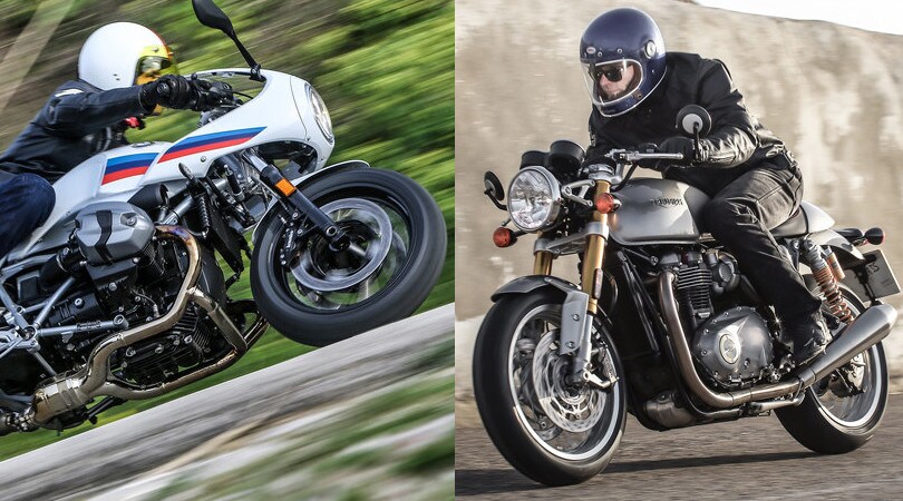 BMW R NineT Racer Vs Triumph Thruxton 1200 R: vecchie sarete voi