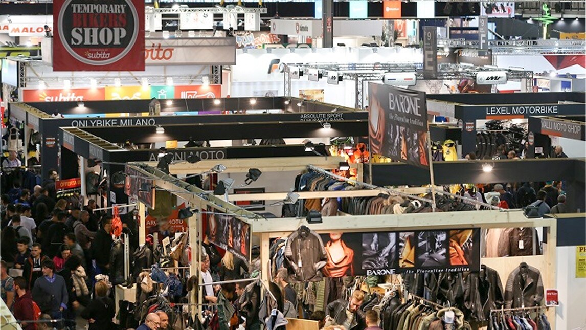 EICMA: Temporary Bikers Shop