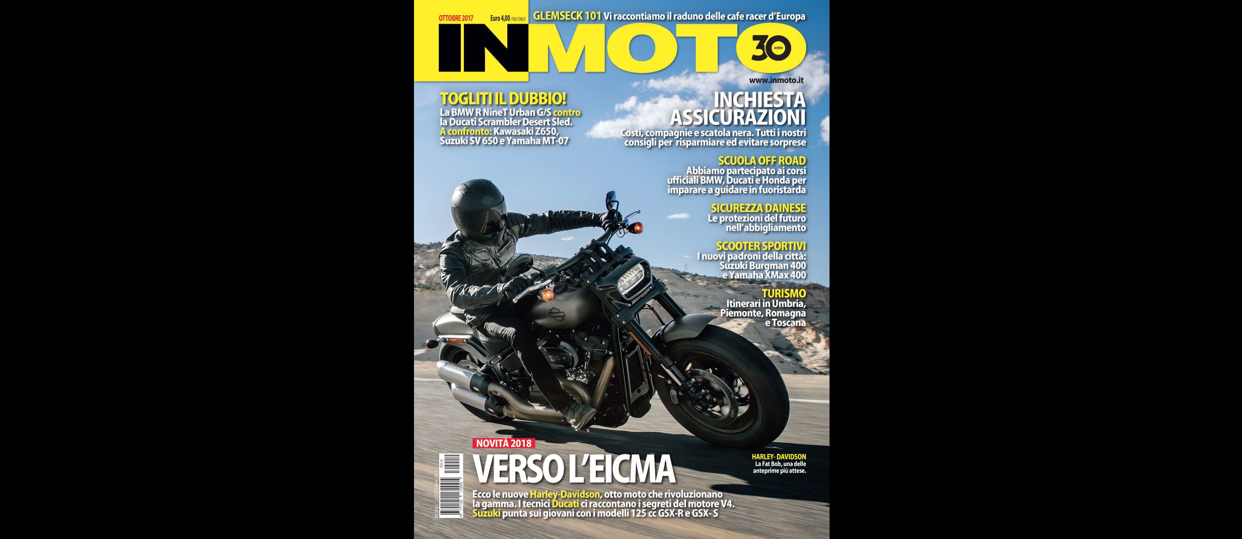 InMoto di Ottobre è in edicola, con le assicurazioni nel mirino