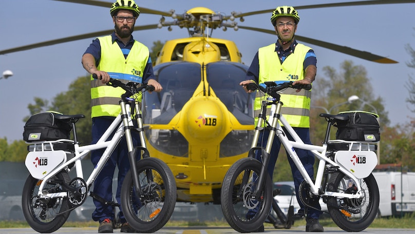 Bici elettriche al 118 per il primo soccorso