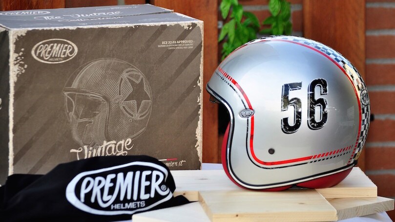Casco jet Premier Vintage