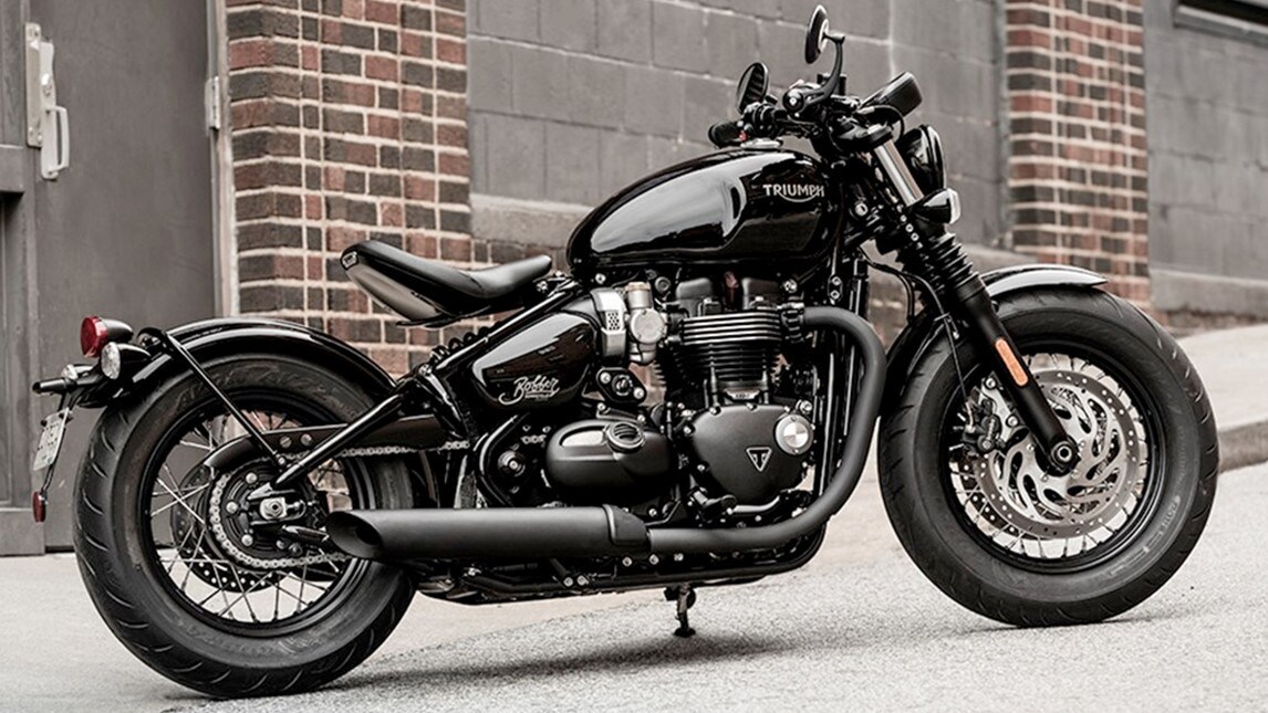 Triumph Bonneville Bobber Black, anima "dark" - InMoto