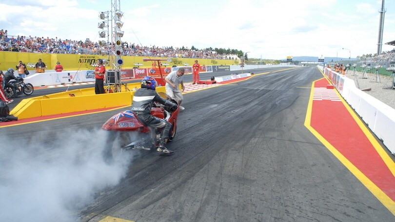 Drag-Racing, il burnout: foto
