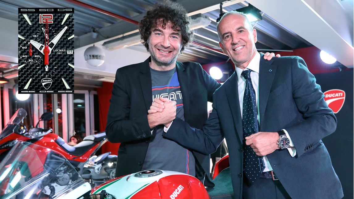 Ducati segna l’ora con Locman
