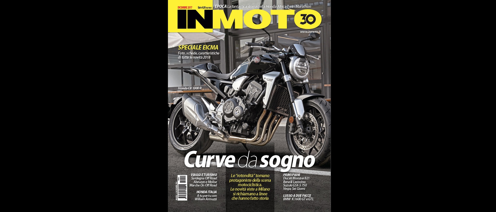 InMoto di dicembre è in edicola: speciale EICMA e tanto altro