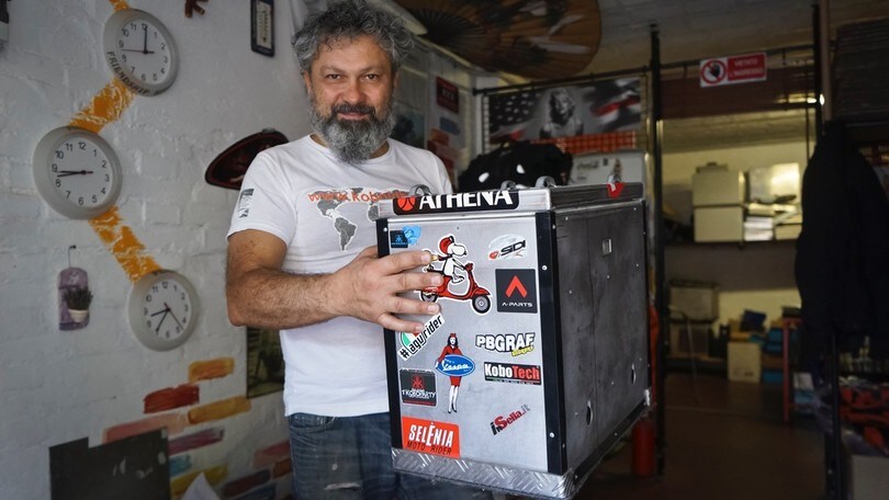 Test motovaligie Koboldbike per Africa Twin, le foto