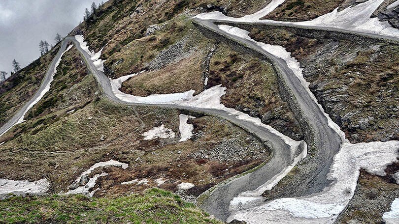 Itinerario 'moto e neve' in Piemonte - LE FOTO