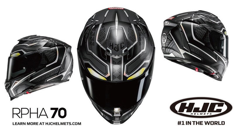 HJC annuncia Black Panther: dai grandi schermi alla moto