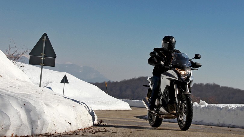 Guidare la moto quando fa freddo