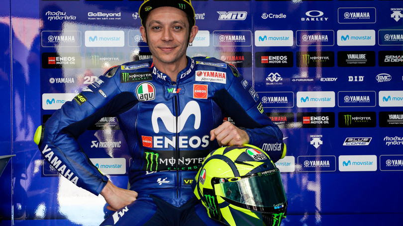 AGV “Soleluna” per il casco di Rossi