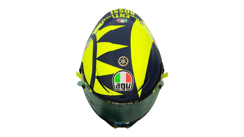 AGV “Soleluna” per il casco di Rossi