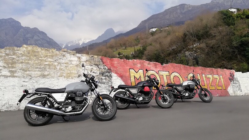 Moto Guzzi V7 III, Rough, Milano e Carbon - LE FOTO