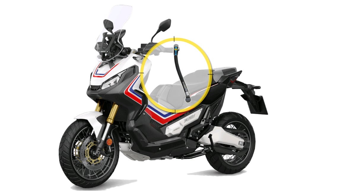 Honda X-ADV in sicurezza