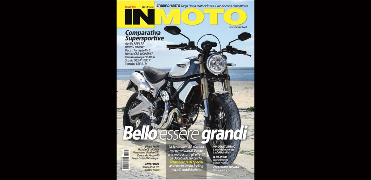 InMoto di Maggio è in edicola con la comparativa Supersportive