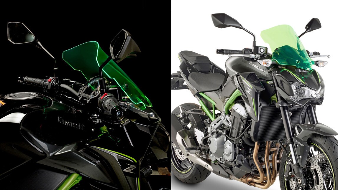 GIVI illumina il parabrezza Kawasaki