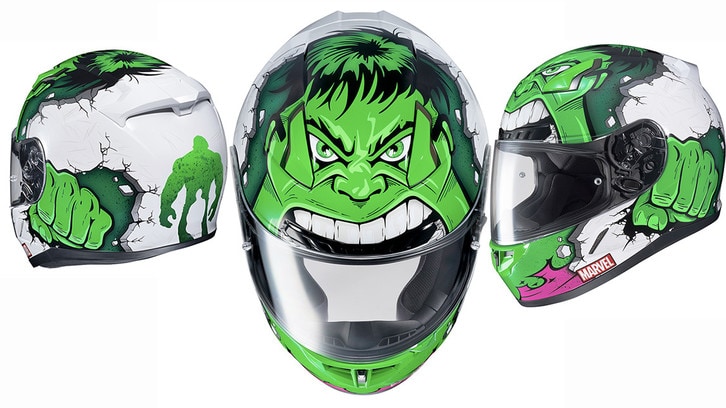 HJC mette l’incredibile Hulk sul casco