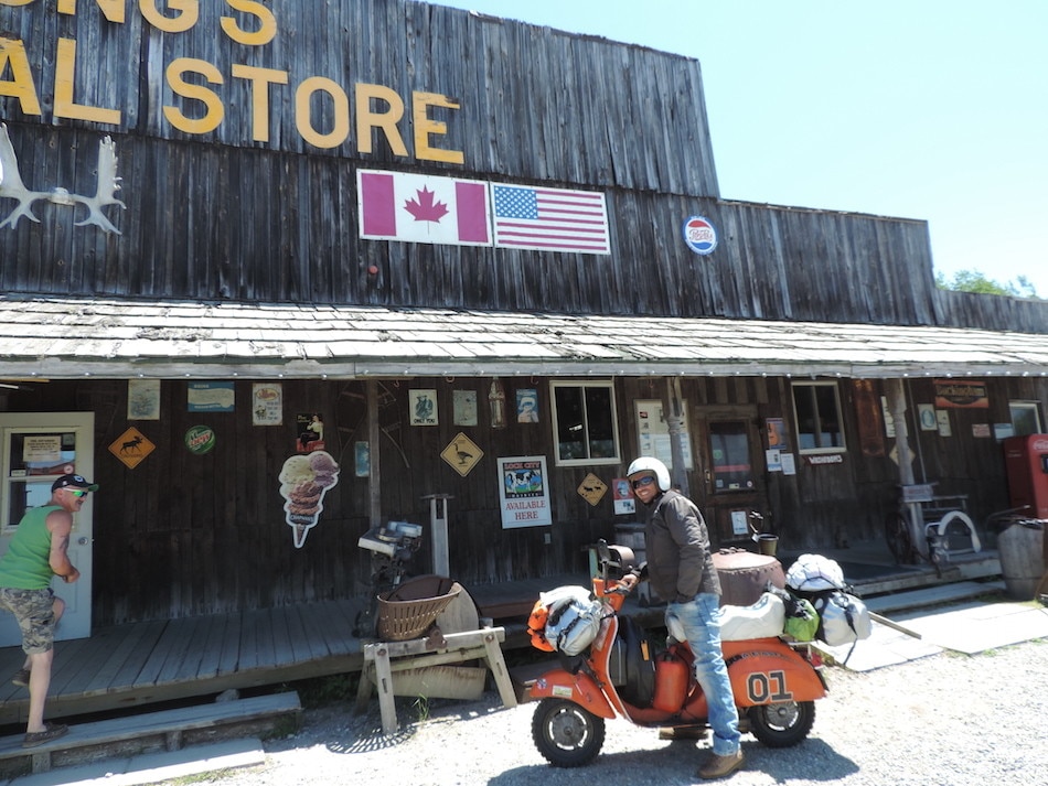 Avventura Canada e USA in Vespa 50 - Prima parte