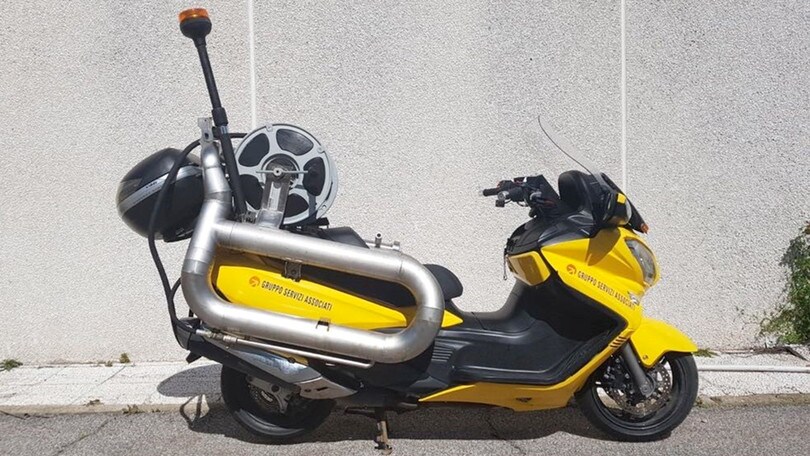 Per gli incendi c’è il Burgman 650